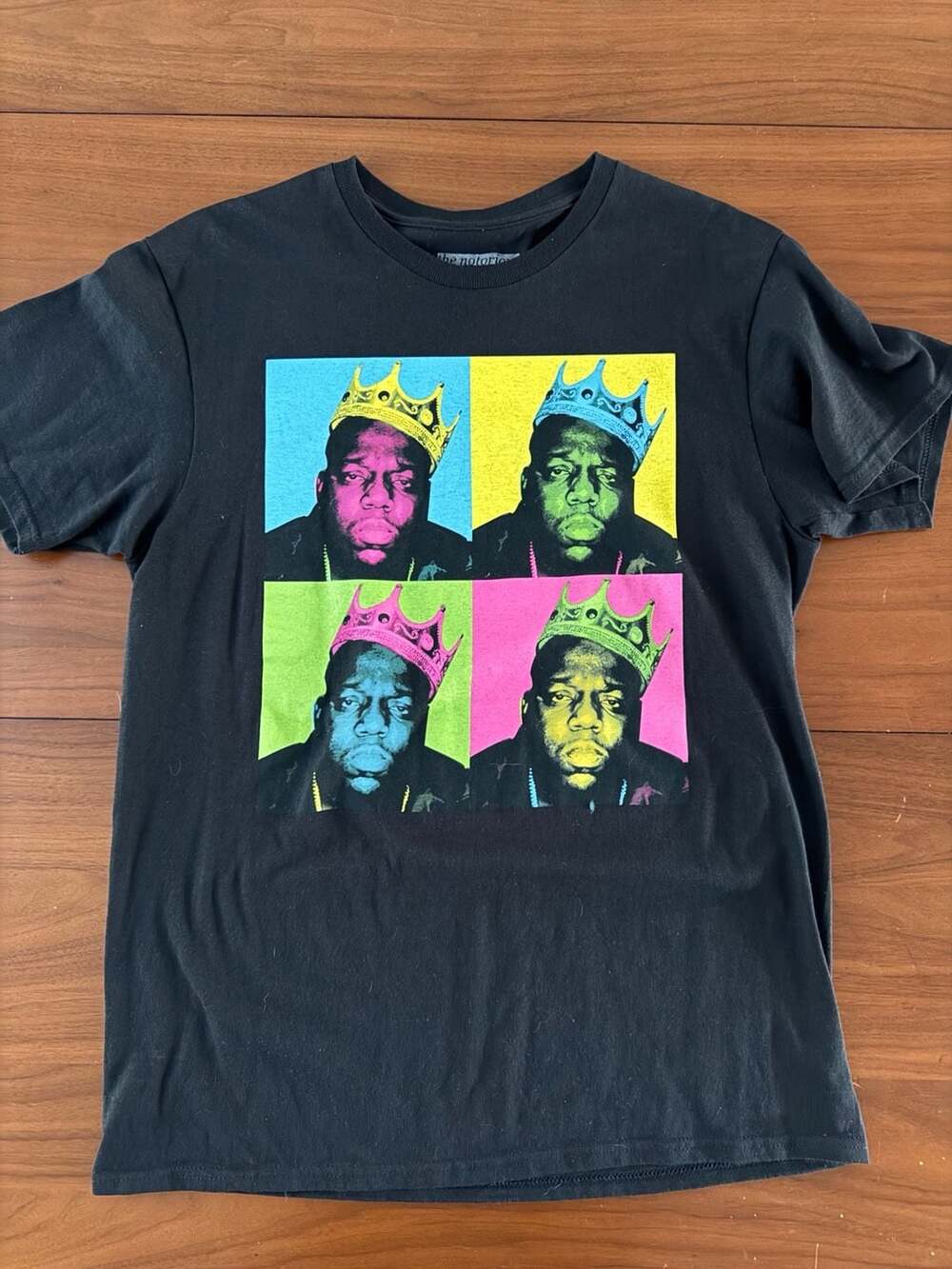 The Notorious B.I.G. Pop Art Graphic T-Shirt Size Medium